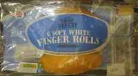 Количество сахара в Soft White Finger Rolls