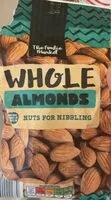 入っている砂糖の量 Whole almonds