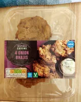 Quantité de sucre dans Onion bhajis