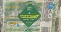 入っている砂糖の量 Hi protein sandwich thins