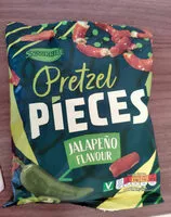 Suhkru kogus sees Pretzal pieces jalapeño flavour