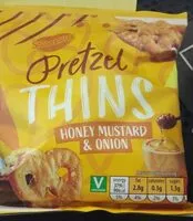 Suhkru kogus sees Pretzel thins