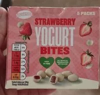 Suhkru kogus sees Strawberry Yogurt Bites