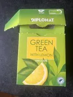 Zuckermenge drin green tea with lemon