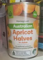 Zuckermenge drin Apricot Halves In Juice