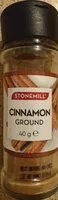 Amount of sugar in Cinnamon Ground