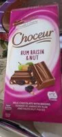 Zuckermenge drin rum raisin and nut chocolate