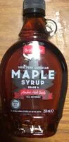 Zuckermenge drin Maple Syrup