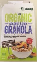 入っている砂糖の量 Coconut &Chia Granola