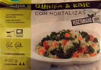 Quantité de sucre dans Quinoa y kale con hortalizas