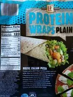 Suhkru kogus sees Protein wraps plain