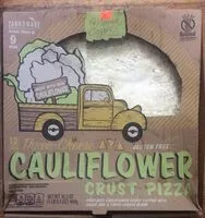 Zuckermenge drin Cauliflower crust pizza