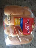 Suhkru kogus sees Pre-Sliced Hot Dog Buns