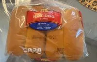 Suhkru kogus sees 8 Pre-Sliced Hot Dog Buns