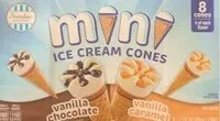 Sokerin määrä sisällä Mini Ice Cream Cones