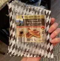 Cantidad de azúcar en Uncured Beer Bratwurst