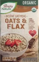 Suhkru kogus sees INSTANT OATMEAL OATS & FLAX