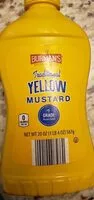 İçindeki şeker miktarı Traditional Yellow Mustard
