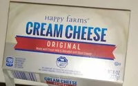 Amount of sugar in Cream cheese original