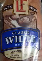 Suhkru kogus sees L'Oven Fresh Classic White Bread