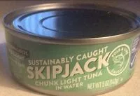 İçindeki şeker miktarı Skipjack chunk light tuna in water