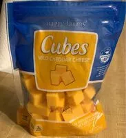 Amount of sugar in Mild cheddar cheese cubes