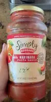 Suhkru kogus sees marinara pasta sauce