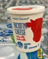 Amount of sugar in Ricotta Cheese