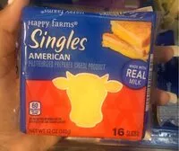 Amount of sugar in Singles, American Cheese
