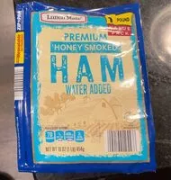 Sokerin määrä sisällä Honey smoked ham (water added)