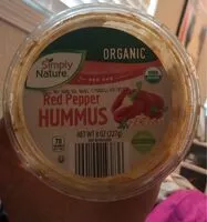 Suhkru kogus sees Red Pepper Hummus