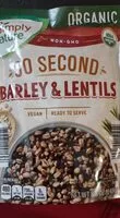 Suhkru kogus sees 90 Second Barley & Lentils