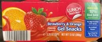 Sokerin määrä sisällä Strawberry & Orange Gel Snacks