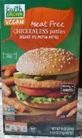 含糖量 Meat free chickenless patties