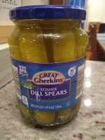 İçindeki şeker miktarı Kosher Dill Spears