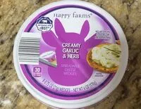 Amount of sugar in Creamy Garlic and Herb Spreadable Cheese Wedges