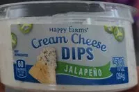 Amount of sugar in Cream cheese dips jalapeño
