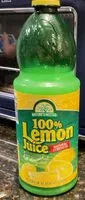 入っている砂糖の量 100% Lemon Juice