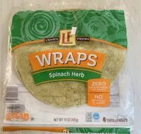 Suhkru kogus sees Spinach Herb Wraps