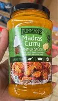 Количество сахара в Madras curry