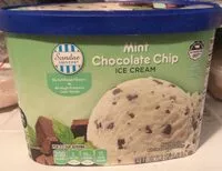Sokerin määrä sisällä Mint Chocolate Chip Ice Cream