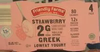 चीनी की मात्रा strawberry greek lowfat yogurt