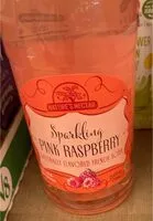 入っている砂糖の量 Sparkiling pink raspberry french soda