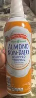 चीनी की मात्रा Almond Non Dairy whipped topping