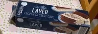 Sokerin määrä sisällä Vanilla Layer Frozen Dessert Cake