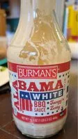 İçindeki şeker miktarı Alabama White BBQ Sauce