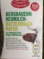 Zucker und Nährstoffe drin Berglandmilch egen fur hofer kg