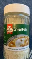 Jumlah gula yang masuk Oignons lyophilisés