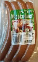 Zuckermenge drin Puten Käsekrainer