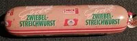 Zuckermenge drin Grobe Zwiebel Streichwurst